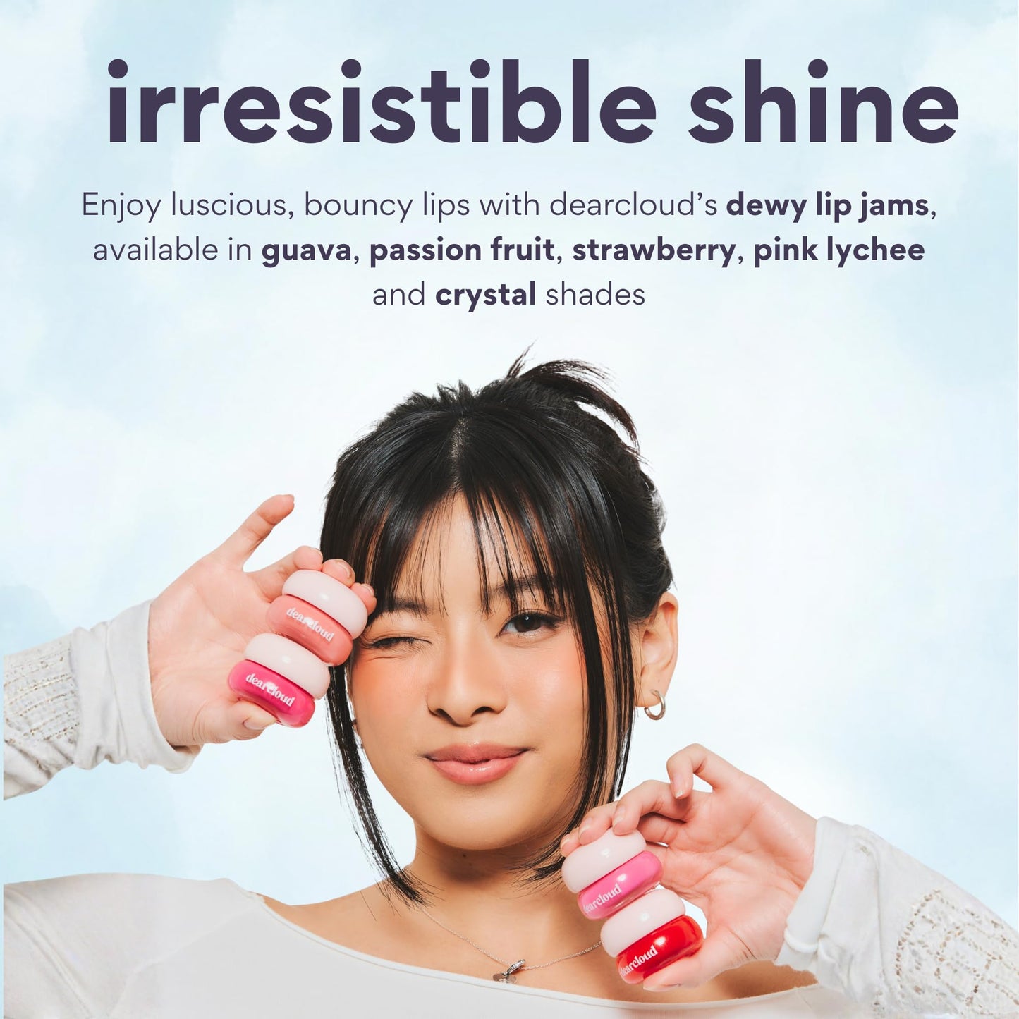 dearcloud Dewy Lip Jam - Lip Balm with Vitamin E (Deep Cherry) Beauty and Personal Care dearcloud