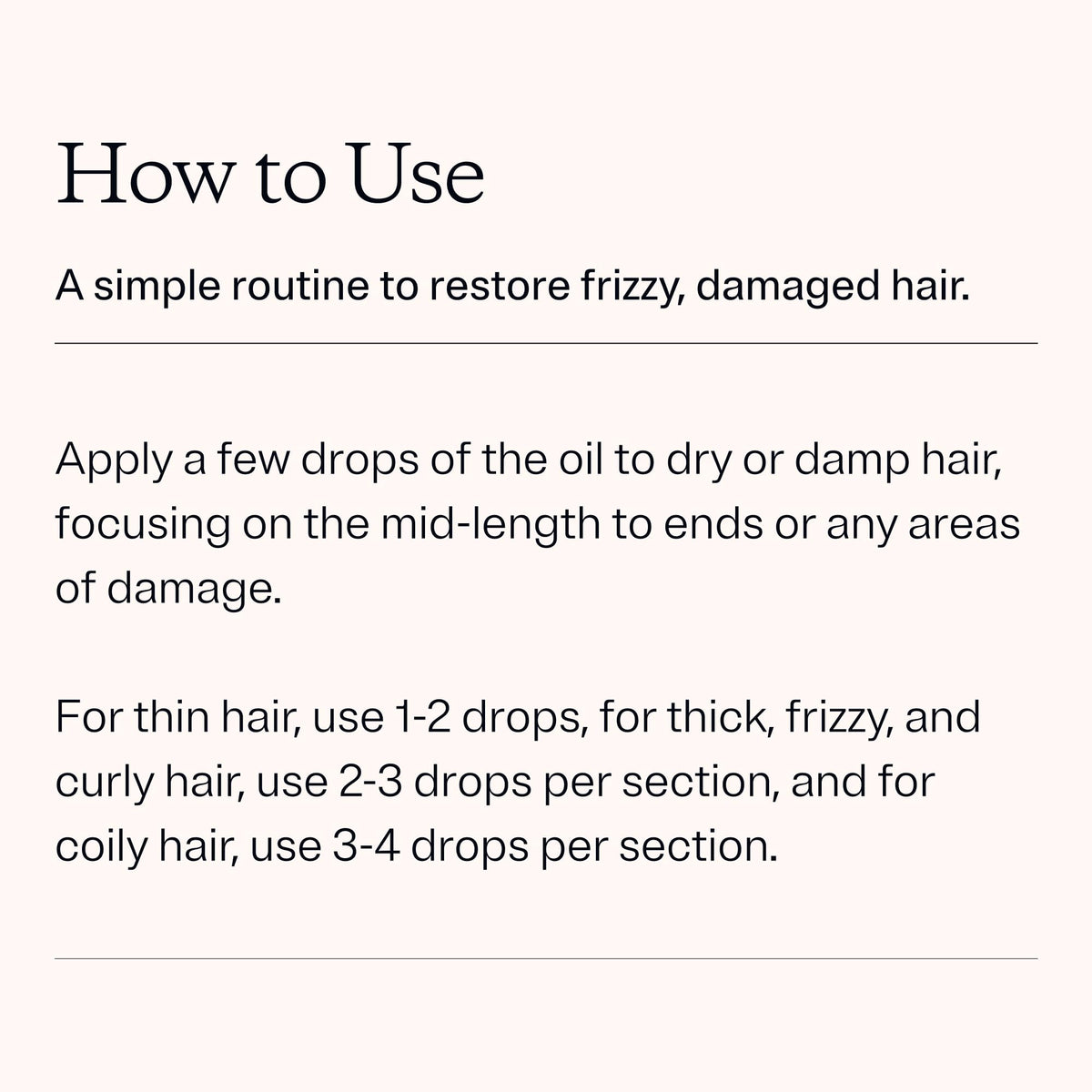 MDhair Peptide Bond Repair Oil - Lightweight Bonding Oil for Damaged Hair