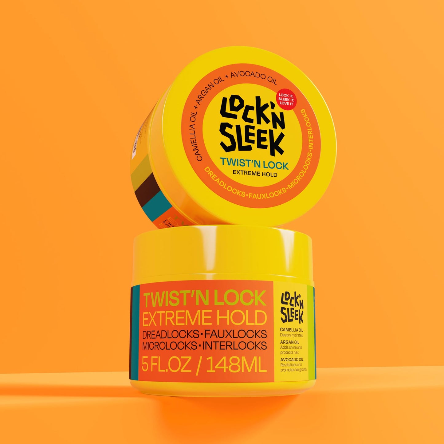LOCK'N SLEEK Braiding Gel, Extreme Hold Braid, Loc, and Twist, Flake-Free, Tames Frizz, and Contol Edge (5 Fl Oz (Pack of 1)) Beauty & Personal Care LOCK'N SLEEK