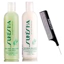 Sukesha Natural Balance Hair Wash Shampoo & Botanical Conditioner DUO SET (w/Sleek Comb) Nourishing Daily Formula, 100% Vegan (12 oz + 12 oz DUO KIT) Beauty & Personal Care Sukesha