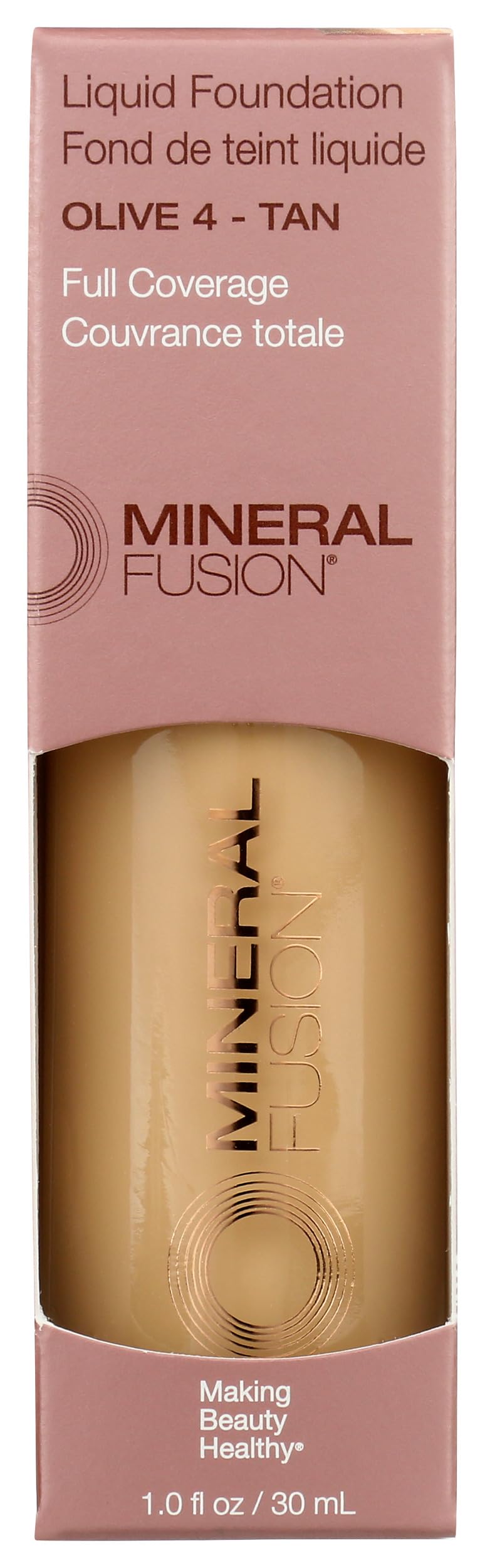 Mineral Fusion, Liquid Foundation Olive 4, 1 Fl Oz