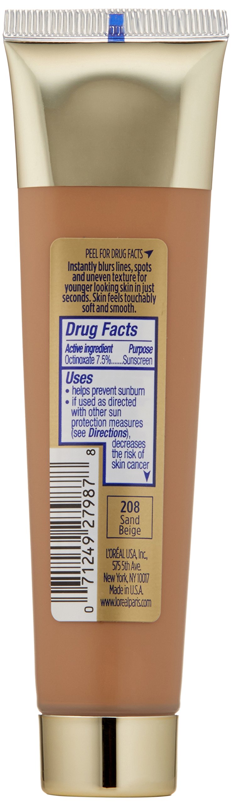 L'Oréal Paris Visible Lift Blur Foundation, Sand Beige, 1.3 fl. oz. Beauty & Personal Care L'Oreal Paris