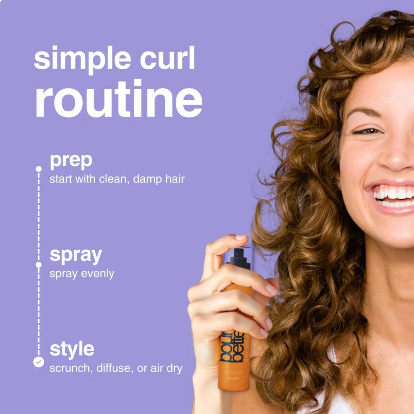 Bounce Better Wave Activator Leave in Conditioner Spray for Curly and Wavy Hair, Anti-Frizz Formula For Split Ends & Breakage Beauty & Personal Care BOUNCE STYLE
