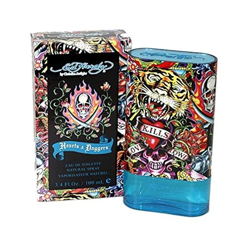 Christian Audigier Hardy Hearts & Daggers Eau De Toilette Spray for Men, 3.4 Ounce Beauty & Personal Care Christian Audigier