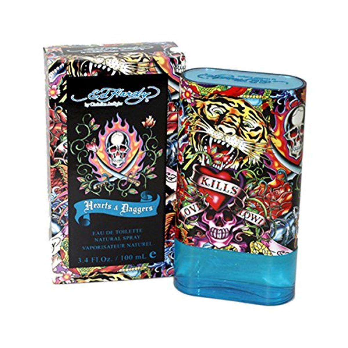Christian Audigier Hardy Hearts & Daggers Eau De Toilette Spray for Men, 3.4 Ounce Beauty & Personal Care Christian Audigier