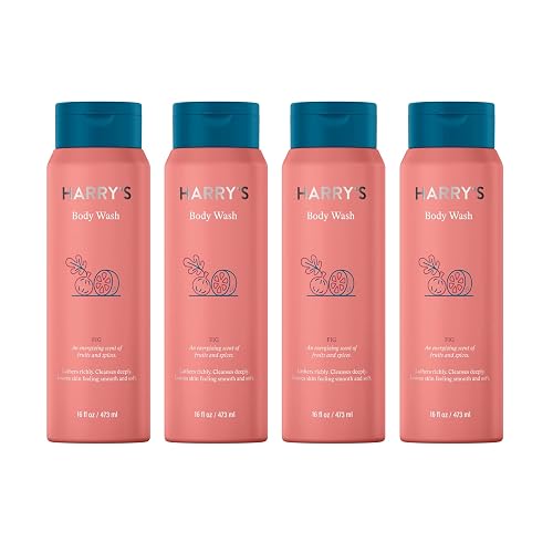 Harry's Men's Body Wash - Body Wash for Men - Fig, 16 Ounce (Pack of 4) Packaging May Vary Beauty & Personal Care Harry's