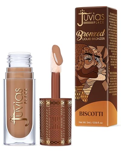 Juvia’s Place Bronzed Liquid Bronzer - Biscotti - Liquid Bronzer for Face with Silky Blendable Texture - Buildable Coverage for Natural Contour Beauty & Personal Care Juvia's Place