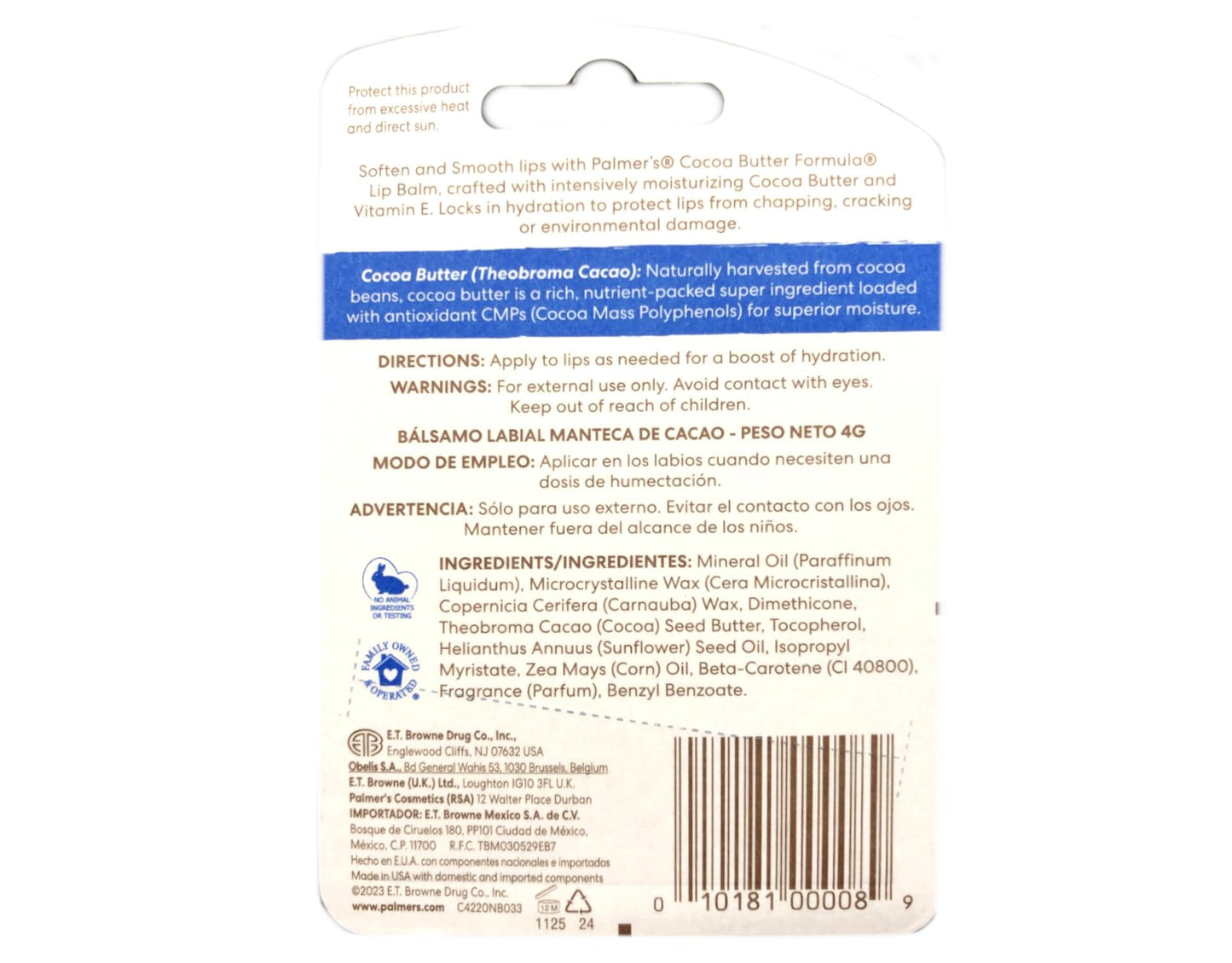 Palmer's Cocoa Butter Formula Original Ultra Moisturizing Lip Balm, 0.15 Ounce - 12 Pieces Beauty and Personal Care Palmers