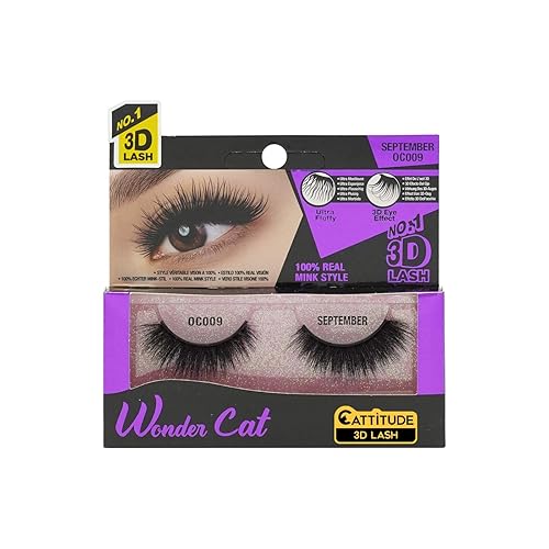 September - Wonder Cat 3D Faux Mink Lashes Beauty & Personal Care EBIN NEW YORK