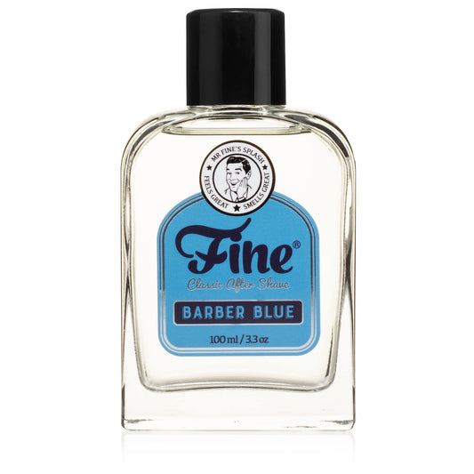 Fine Men's Aftershave - Barber Blue Fragrance, Soothing & Toning Post Shave Balm, Calms Razor Burn, Classic Barbershop Feel Alcohol-Based Formula Beauty and Personal Care Fine