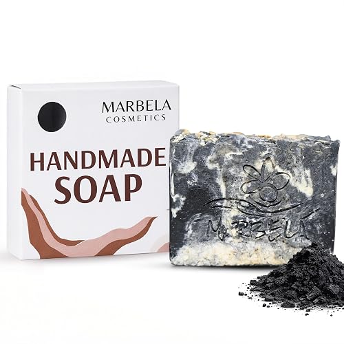 Marbela Cosmetics Handmade Soap Bar - Made in USA, Vegan Friendly, Palm Oil Free, Natural Bar Soap - Gentle Face & Body Soap for Daily Skin Care Beauty & Personal Care Marbela