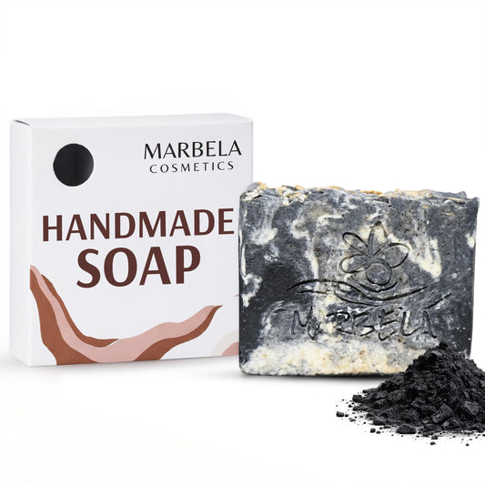 Marbela Cosmetics Handmade Soap Bar - Made in USA, Vegan Friendly, Palm Oil Free, Natural Bar Soap - Gentle Face & Body Soap for Daily Skin Care Beauty & Personal Care Marbela