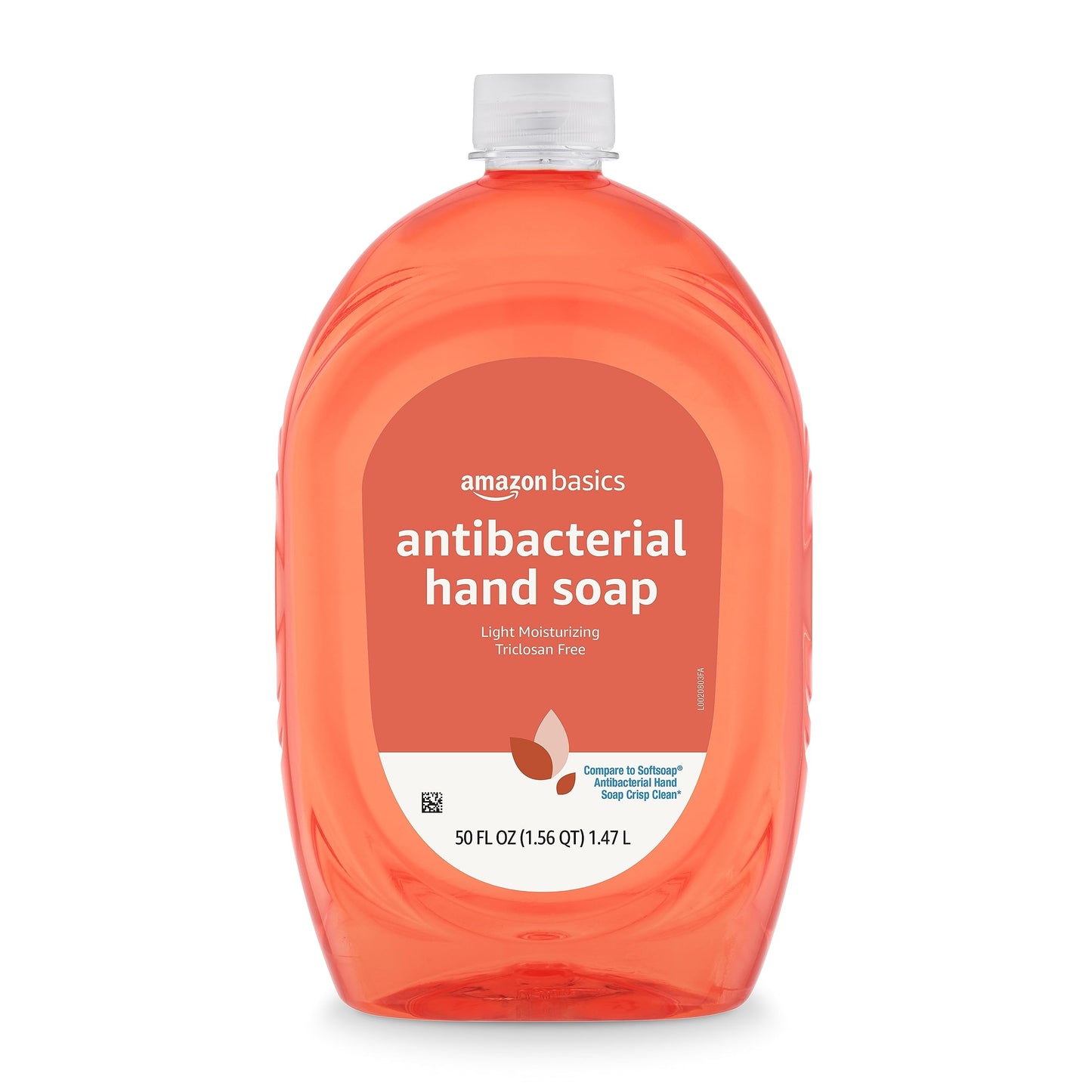 Amazon Basics Liquid Hand Soap Refill, Light Moisturizing, Dermatologist-Tested, pH Balanced, Triclosan-Free, Citrus, 50 Fl Oz (Pack of 4) (Previously Beauty and Personal Care Amazon Basics Default Title