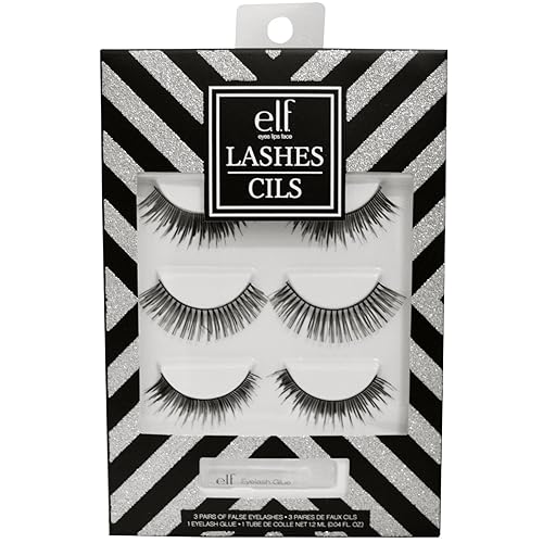 e.l.f. 3 Piece Eyelash Set Beauty & Personal Care e.l.f.