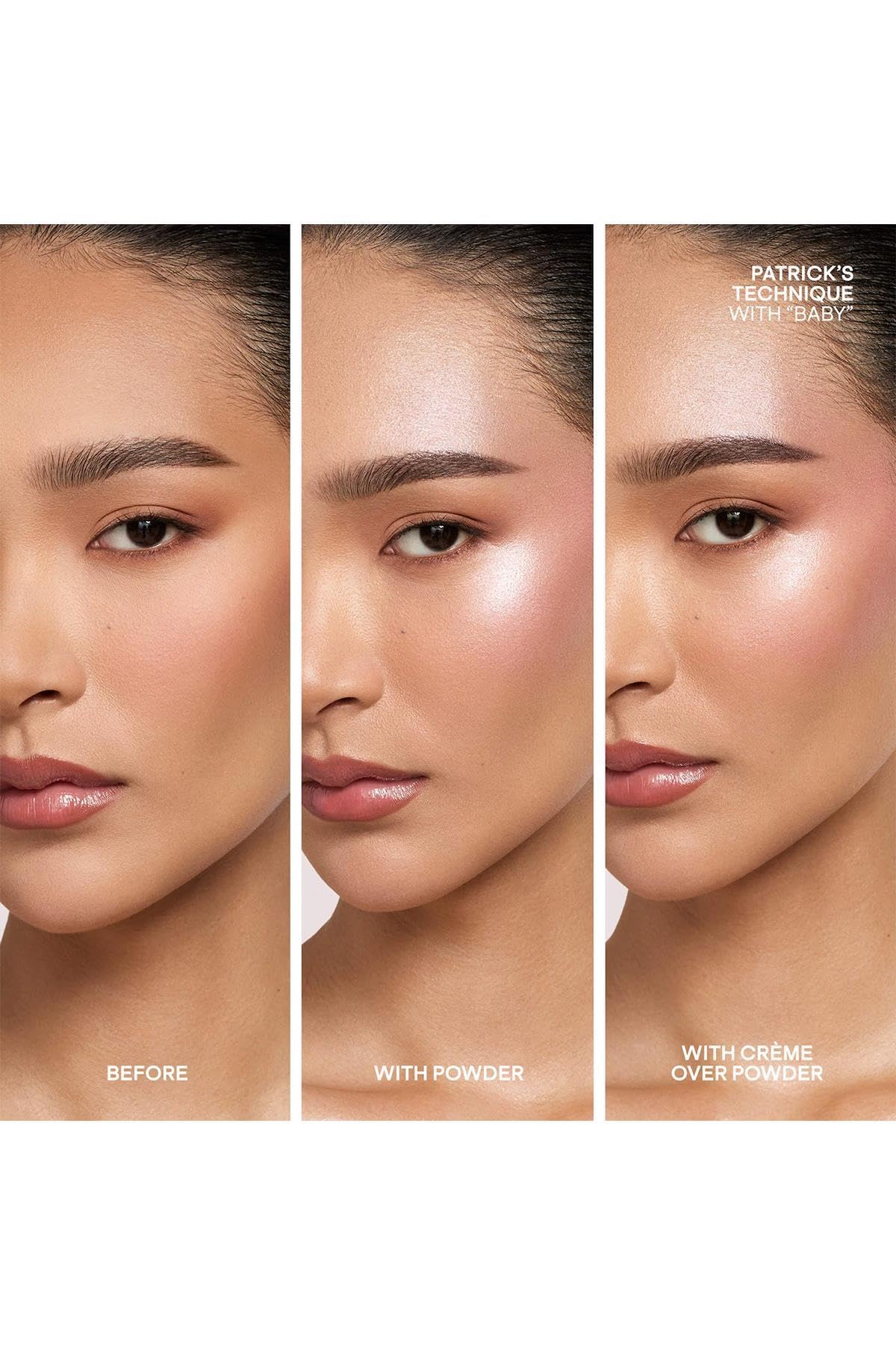 Radiant Highlighter Duo: Cream & Powder, Light Reflecting, Translucent by Patrick Ta