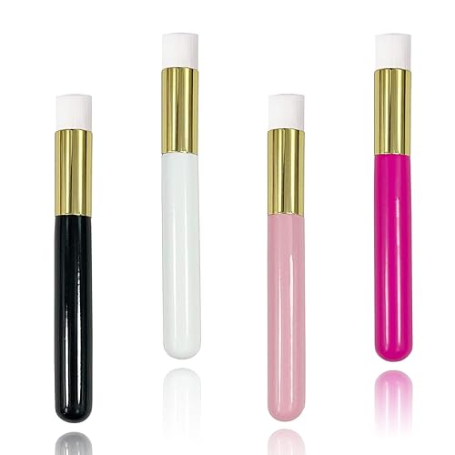 4 Pcs Lash Shampoo Brushes, Peel Off Blackhead Remover Tool, Nose Pore Deep Cleaning, Facial Cleansing, Eyelash Extensions Blackhead Washing Brush Beauty & Personal Care Ronchall