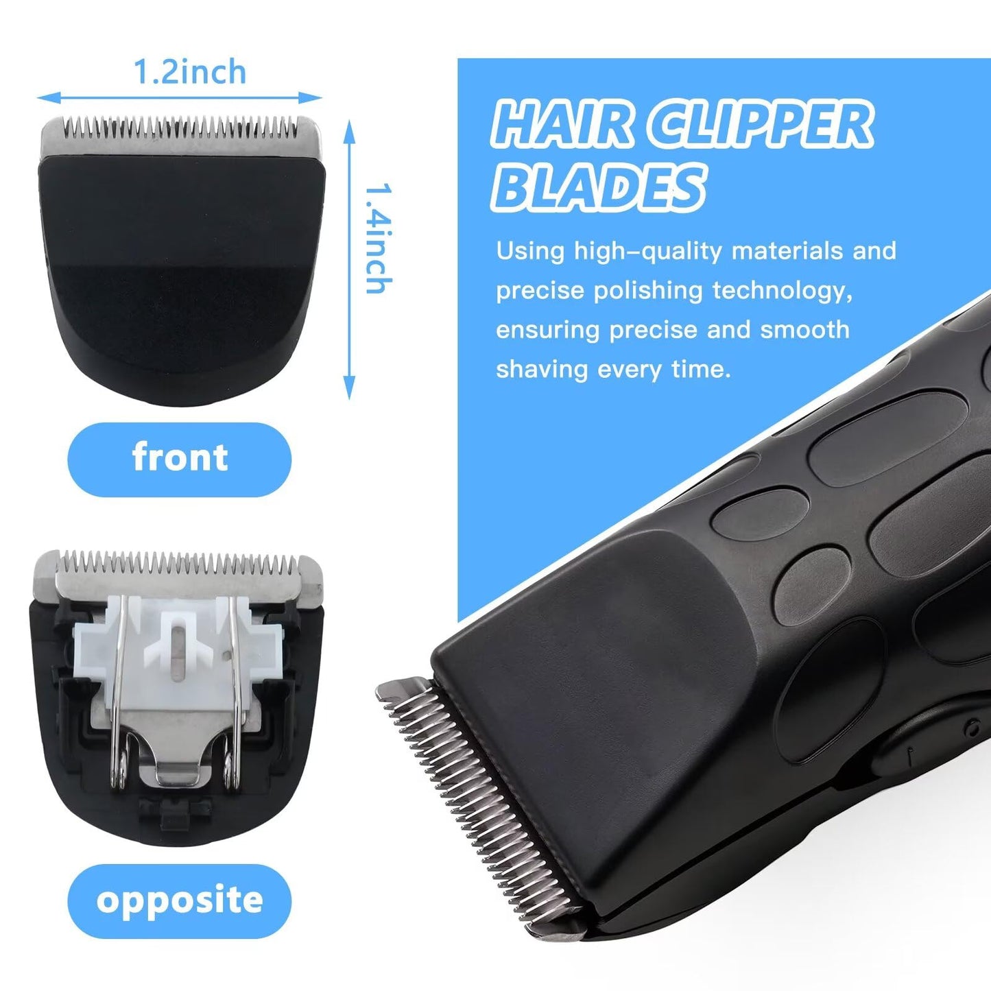 2-Pack Replacement Clipper Blade for Wahl Peanut Clipper Trimmer 8685, 8655, 8663, 8685-1701 - Black Beauty and Personal Care Bryzantine