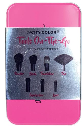 City Color Cosmetics - Tools On-The-Go7 pcs Travel Brush Kit Beauty & Personal Care CITY COLOR