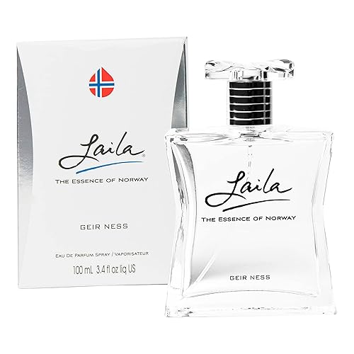 Geir Ness Laila Eau de Parfum Spray - Long Lasting Fresh, Airy and Clean Fragrance for Women - 3.4 oz / 100 ml Beauty & Personal Care Geir Ness