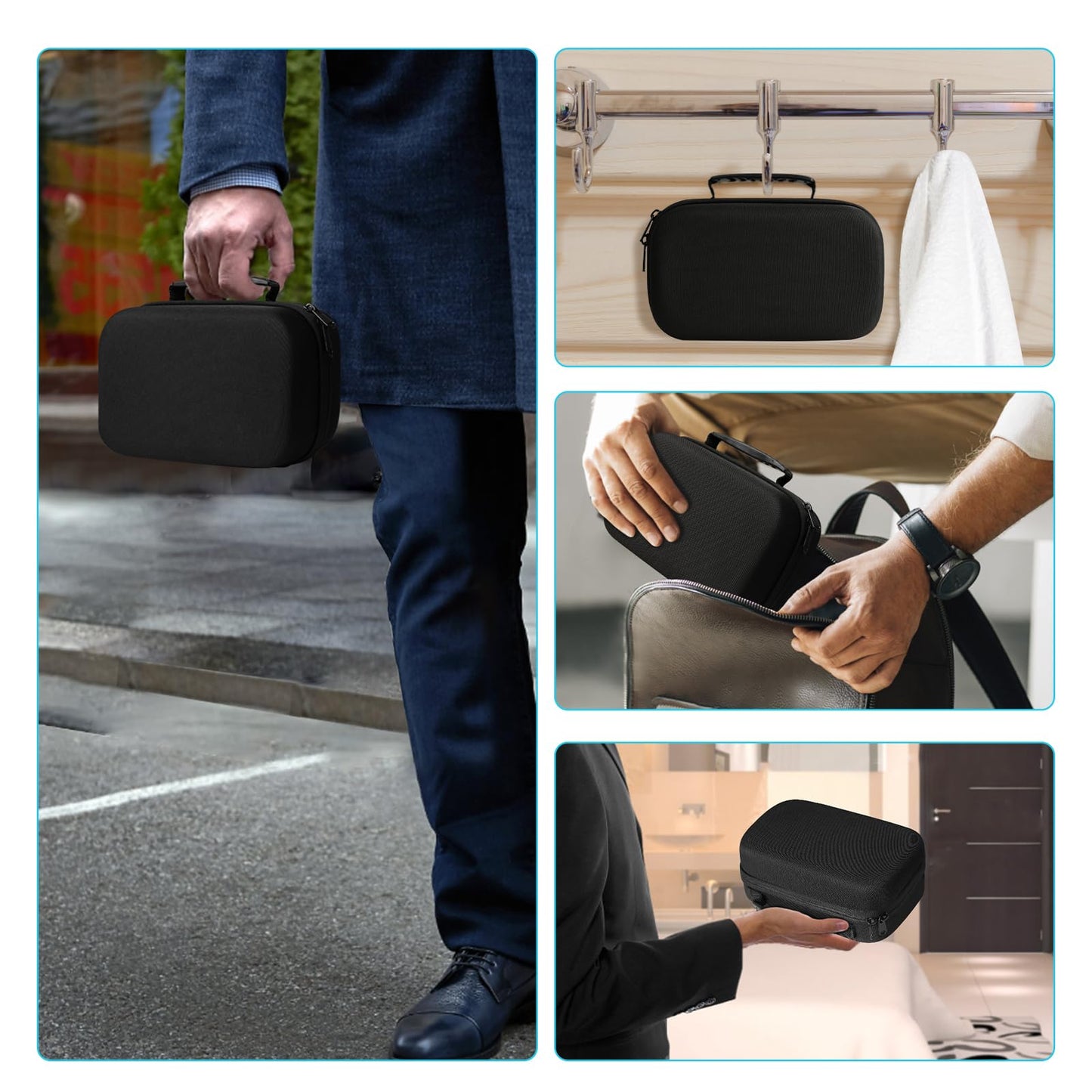 sarlar Travel Case Compatible with Freebird FlexSeries Shaver - Protective Carrying Storage Bag for Freebird Electric Head Hair Shaving Kit Beauty and Personal Care sarlar