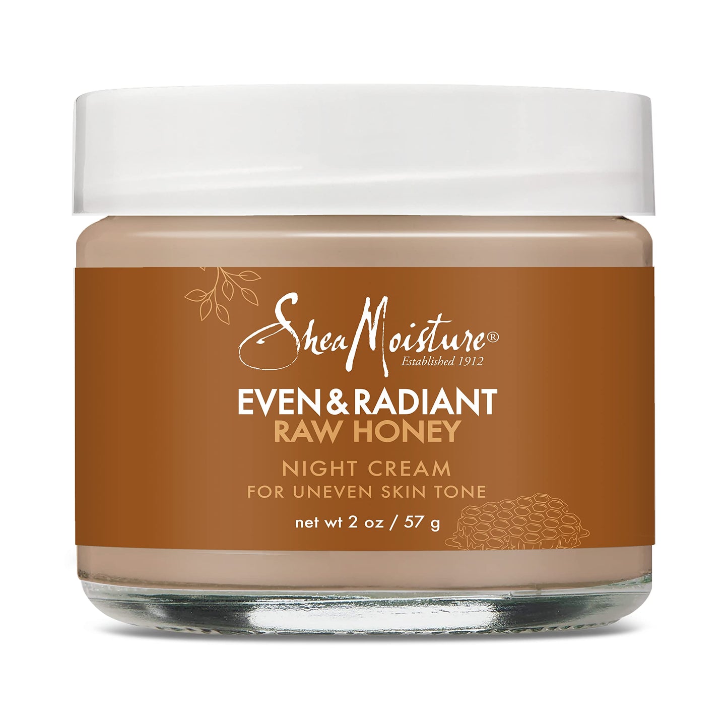 SheaMoisture Even and Radiant Face Cream For Uneven Skin Tone and Dark Spots Night Cream With Raw Honey 2 oz Beauty & Personal Care Shea Moisture