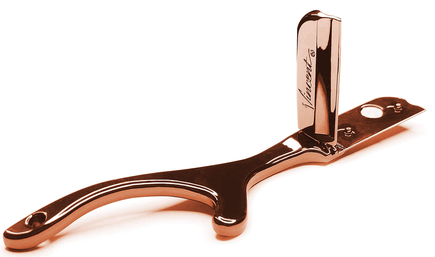 Vincent Weasel Razor in association with VanDaGoat (Rose Gold -Left Handed) Beauty and Personal Care Vincent