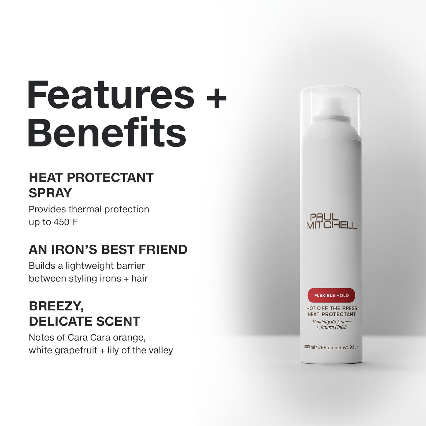 Paul Mitchell Hot Off The Press Thermal Protection Hairspray, Perfect Prep + Finish For Heat Styling, For All Hair Types, 6 oz Beauty & Personal Care Paul Mitchell