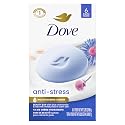 Dove Beauty Bar Gentle Cleanser Anti-Stress Cream Bar Moisturizes To Calm Skin Gentle Bar Soap Cleanser Made With 1/4 Moisturizing Cream 6 pack Beauty & Personal Care Dove