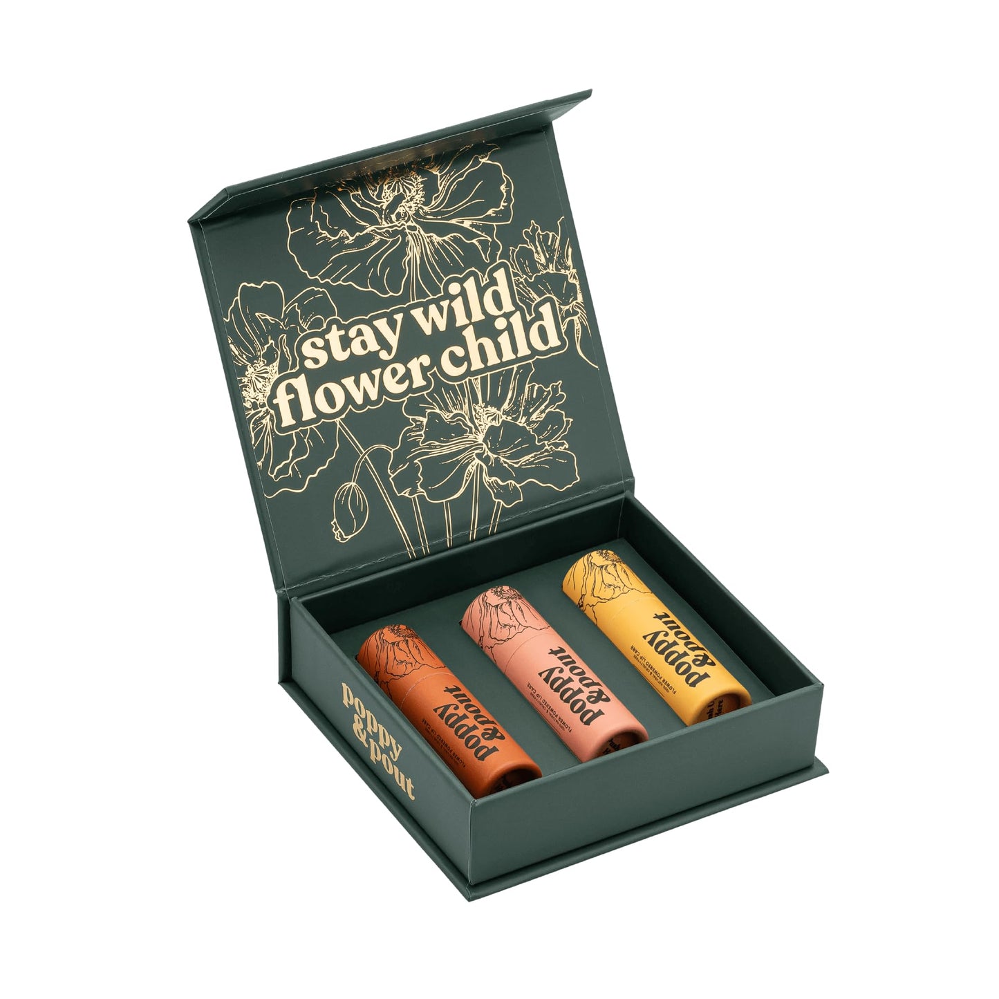 Jumbo Lip Balm Gift Set (3-Pack, Citrus Flavors) - Poppy & Pout All Natural Lip Balms & Moisturizers - Hydrates with Beeswax, Vitamin E, Organic Beauty and Personal Care Poppy & Pout