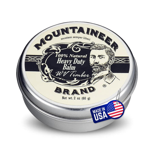 Mountaineer Brand Natural Heavy Duty Beard Balm | Timber Scent | Made in West Virginia | Beard Tamer | Conditions, Softens, Tames, Style | 2oz Beauty & Personal Care Mountaineer Brand