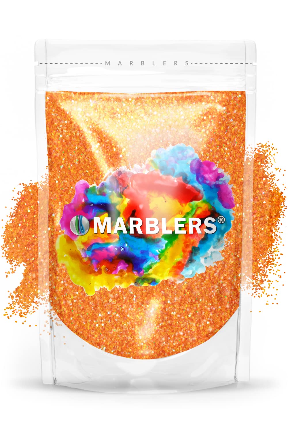 MARBLERS Holographic Glitter [Rainbow Orange] 3oz (85g) | Fine | Non-Toxic, Vegan, Cruelty-Free | Face, Body, Eyeshadow, Hair, Festival, Party Makeup Beauty & Personal Care MARBLERS