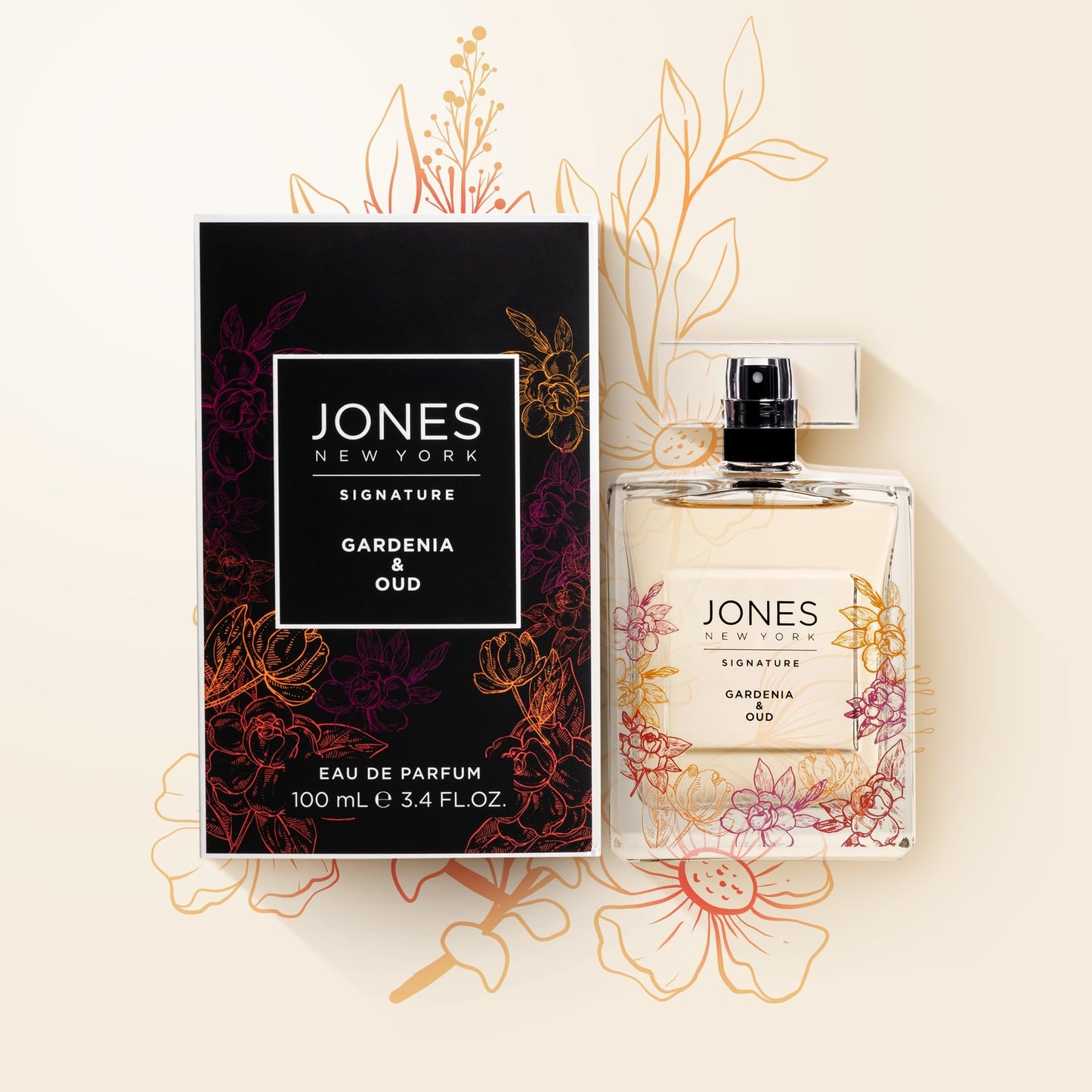 Jones New York Gardenia & Oud Eau De Parfum Fragrance for Women 3.4 fl oz Beauty & Personal Care Jones New York