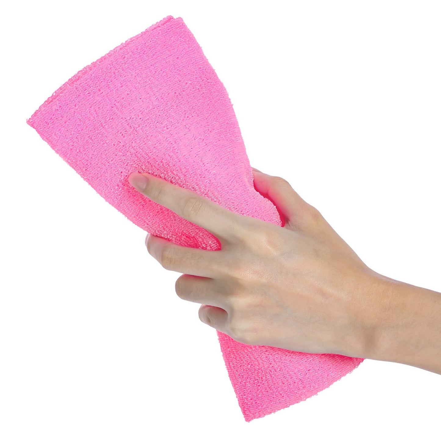 Boao 4 Pieces Exfoliating Washcloth Towel Japanese Washcloth African Sponge Skin Bath Wash Towel Korean Loofah Bath Cloth Shower for Body 35 Inches Beauty & Personal Care Boao