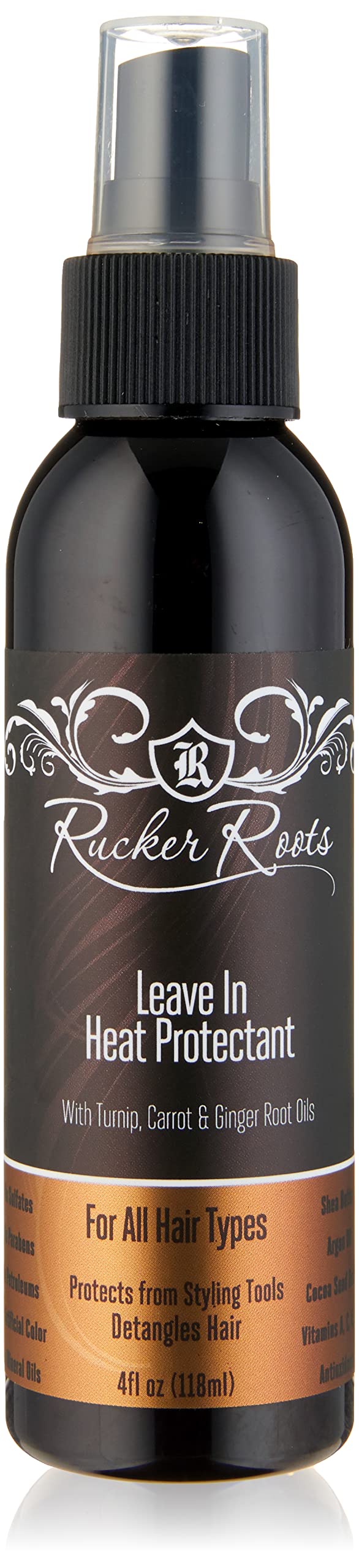 Rucker Roots Leave In Heat Protectant |Protects from Heat Styling |For All Hair Types Beauty & Personal Care Rucker Roots