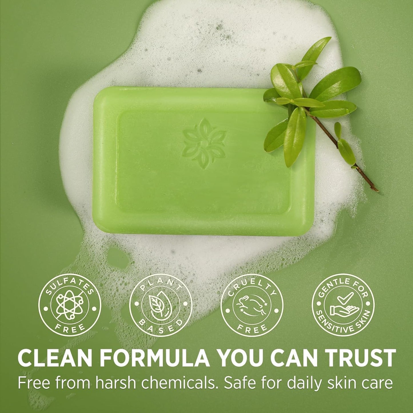 Tea Tree Soap, Relief Soap Bar Infused with Tea Tree Oil, Natural Foot & Body Soaps for Healthy Skin,Relief Soap Bar Infused with Tea Tree Oil,Gentle Beauty & Personal Care Llkpuygts