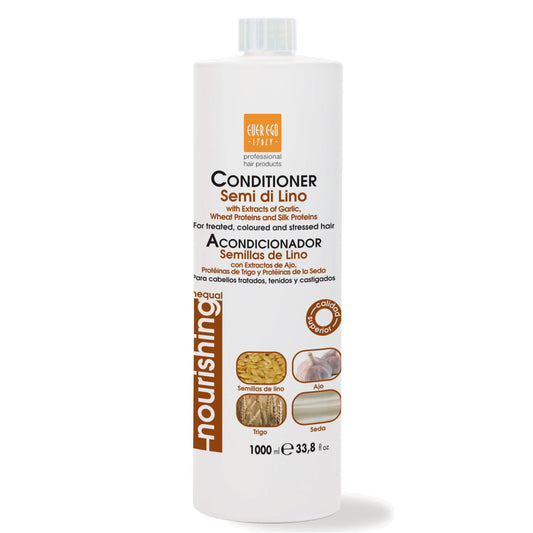 Ever Ego Italy Linseed Oil Conditioner For Damaged, Bleached or Colored Hair | Nourishing And Hydrating Hair Care Product For Men And Women | 1L Beauty & Personal Care Ever Ego Italy
