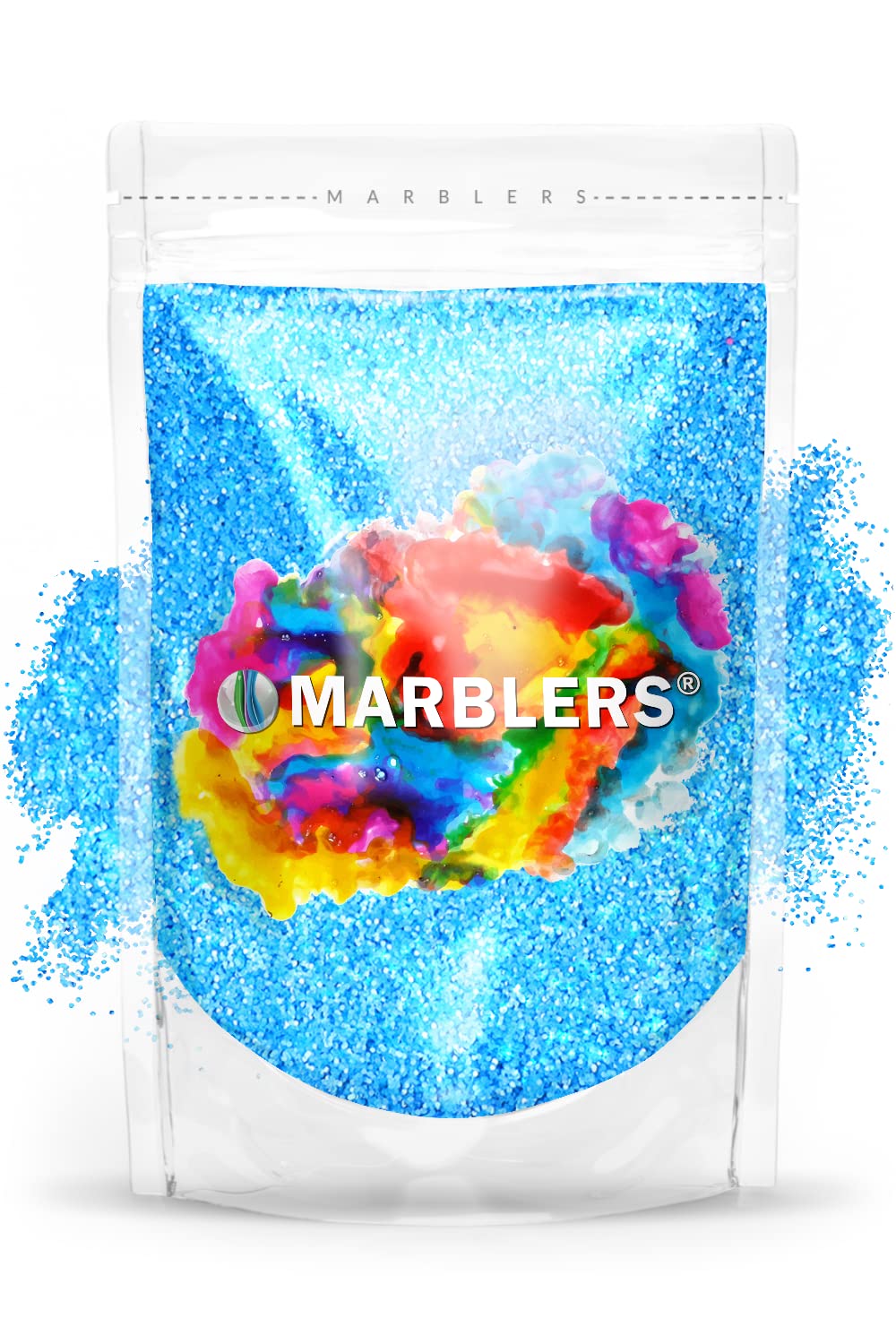 MARBLERS Neon Glitter [Fluorescent Blue] 3oz (85g) | Fine | Non-Toxic, Vegan, Cruelty-Free | Face, Body, Eyeshadow, Hair, Festival, Party Makeup | Beauty & Personal Care MARBLERS