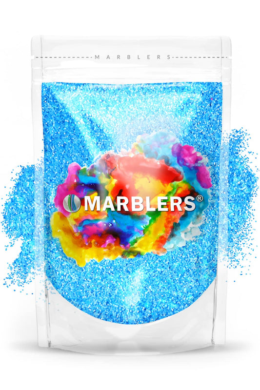 MARBLERS Neon Glitter [Fluorescent Blue] 3oz (85g) | Fine | Non-Toxic, Vegan, Cruelty-Free | Face, Body, Eyeshadow, Hair, Festival, Party Makeup | Beauty & Personal Care MARBLERS