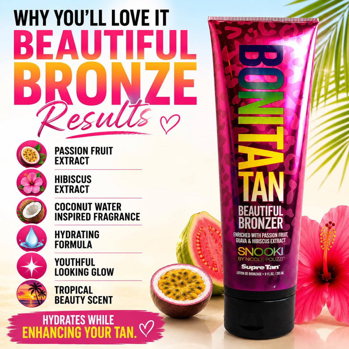 Supre Snooki Bonita Tan Beautiful Bronzer, Brown Beauty & Personal Care Supre
