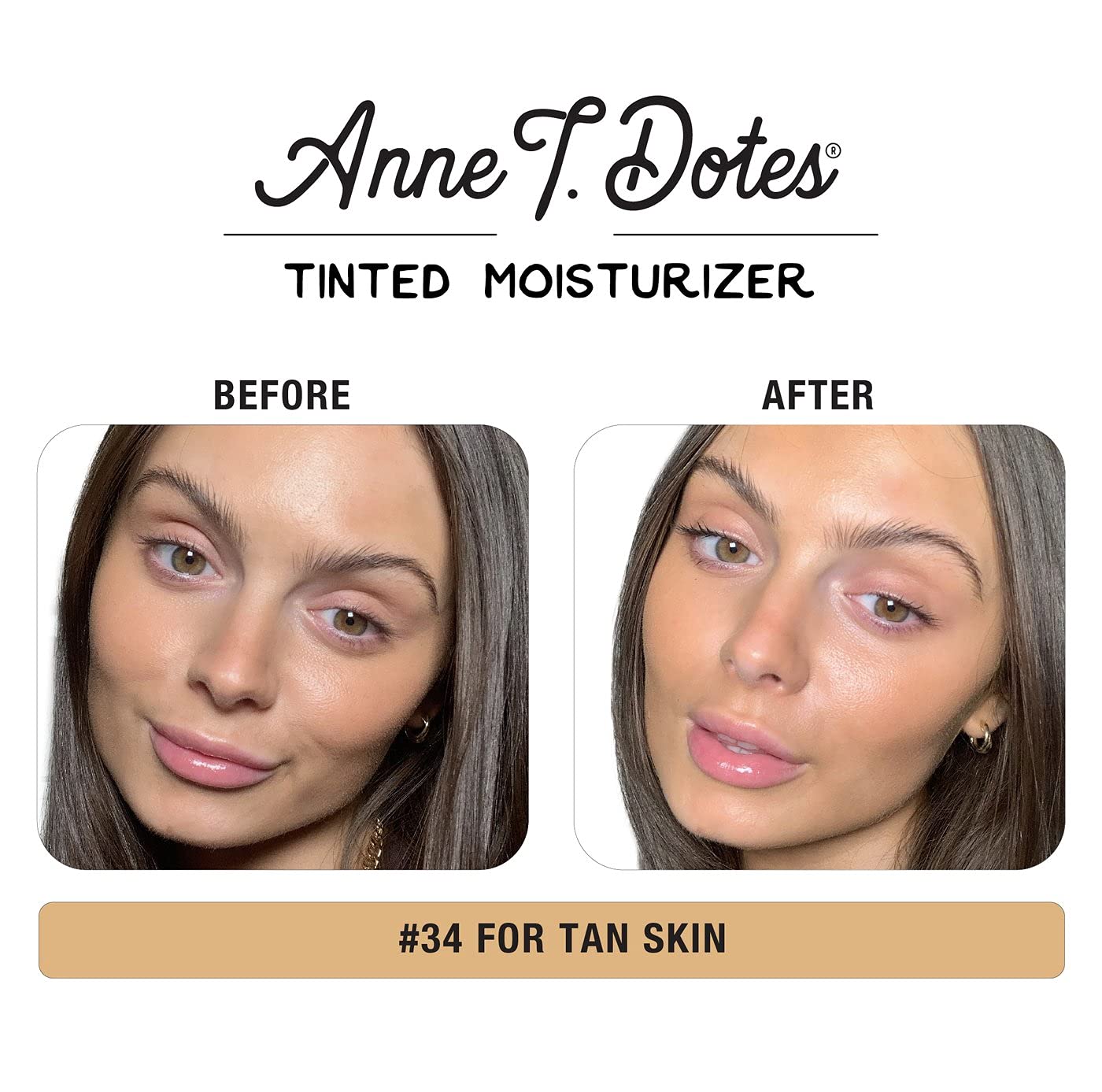 theBalm Anne T. Dotes Tinted Moisturizer #34, 34 (For Tan Skin), 1 fl. oz. Beauty & Personal Care theBalm