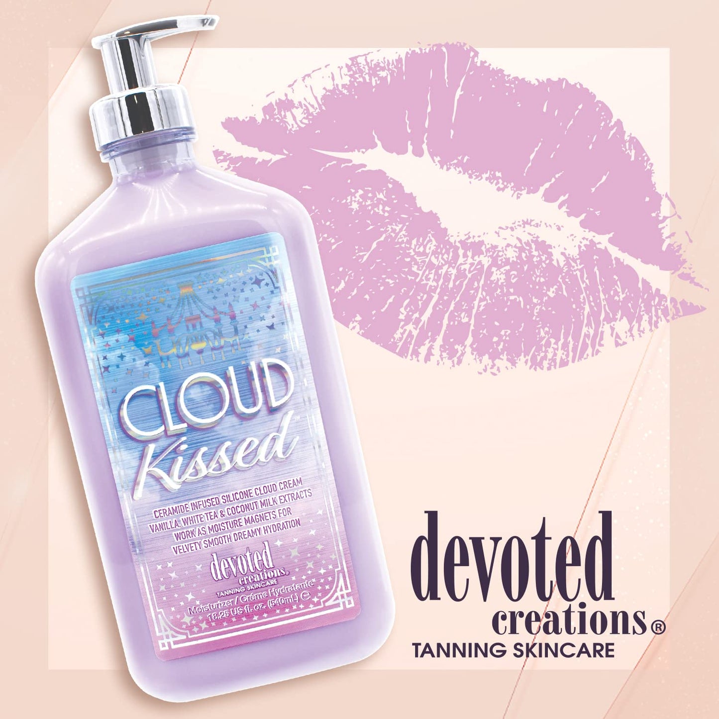 Devoted Creations Cloud Kissed Skin Moisturizer - Antioxidant & Hydrating Lotion for All Skin Types, 18.25 Fl Oz Beauty & Personal Care Devoted Creations