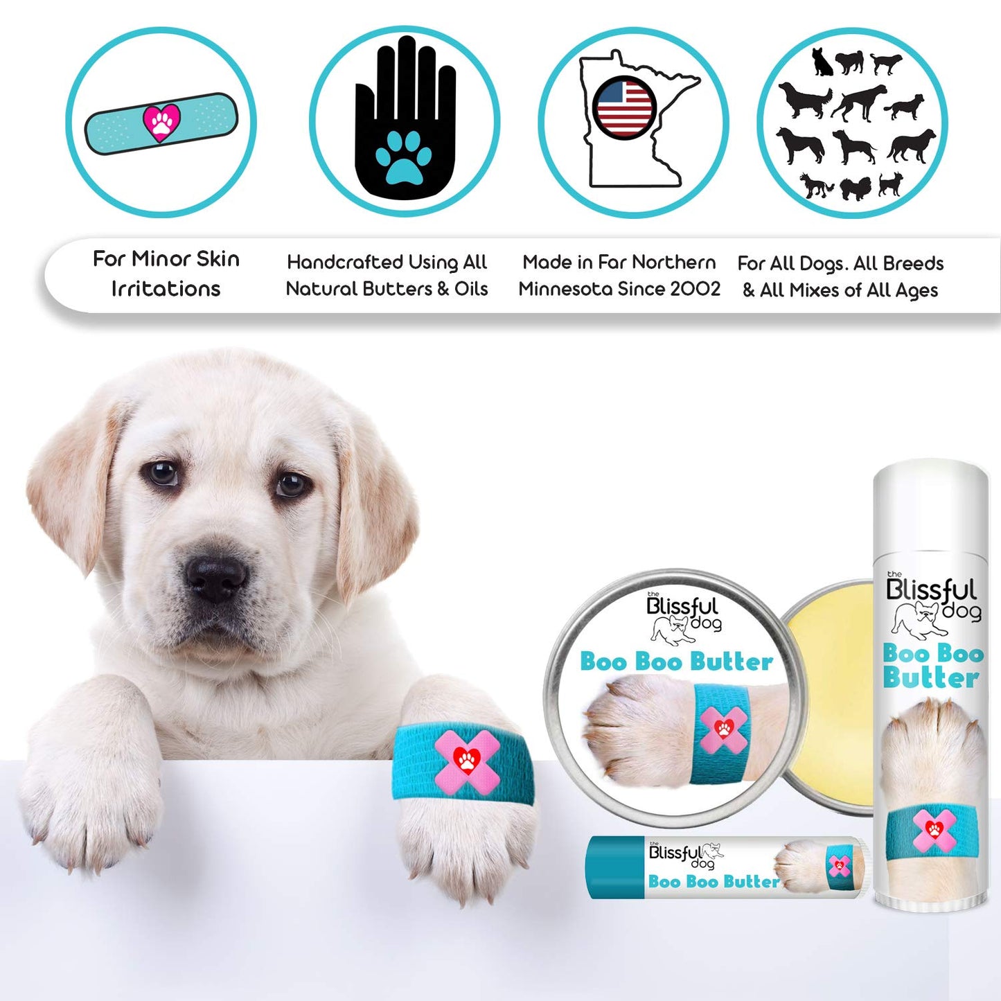 The Blissful Dog Mixed Breed Boo Butter, 0.50 oz Beauty and Personal Care The Blissful Dog