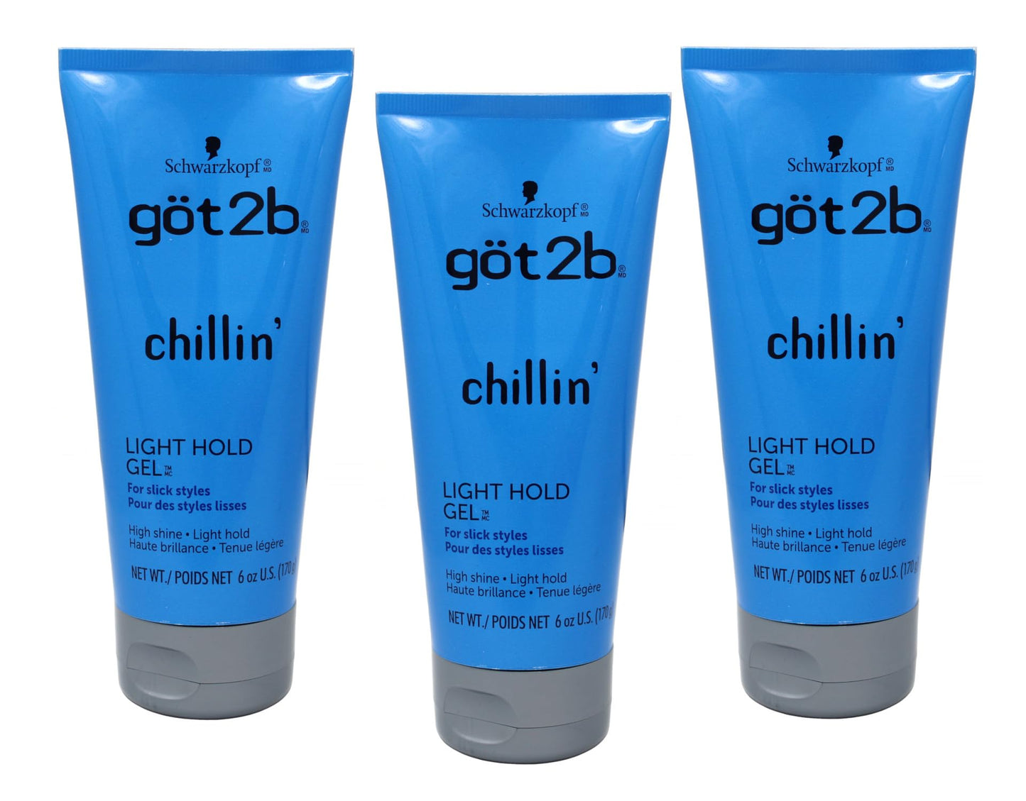 Got 2B Chillin Gel Light Hold 6 Ounce (Pack of 3) Beauty & Personal Care Got2B