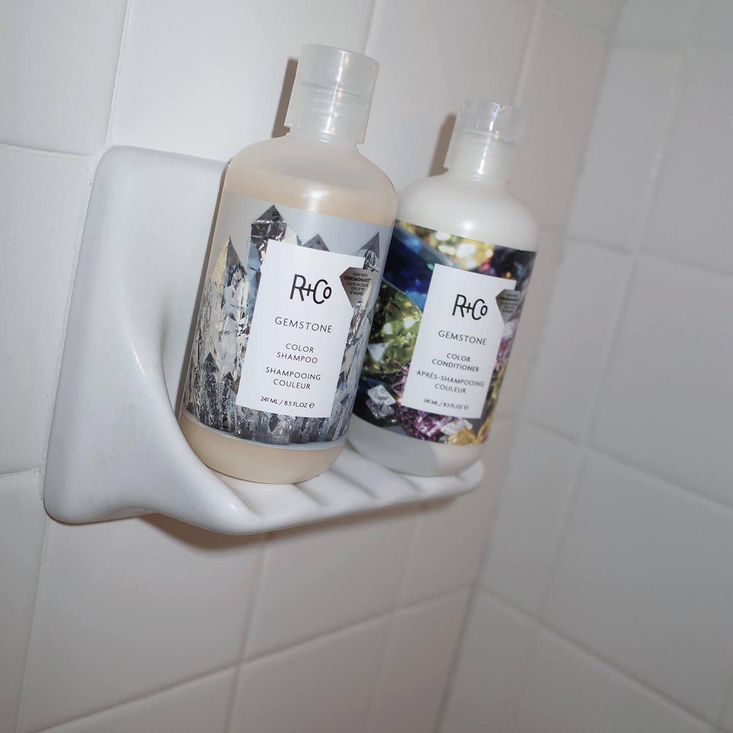 R+Co Gemstone Color + Repair Shampoo/Conditioner Tandem Packette | Frizz Control, Repairs + Preserves Hair Color | Vegan + Cruelty-Free | .25 Oz Beauty & Personal Care R+Co
