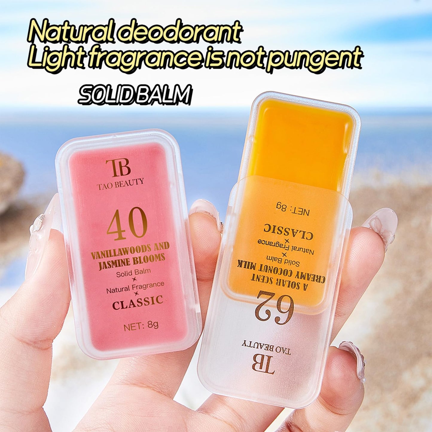 ADMD Solid Perfume 3-Pack Refreshing Long Lasting Balm Perfume for Women & Men, Travel-Safe Natural Scent for Day & Night Beauty & Personal Care ADMD