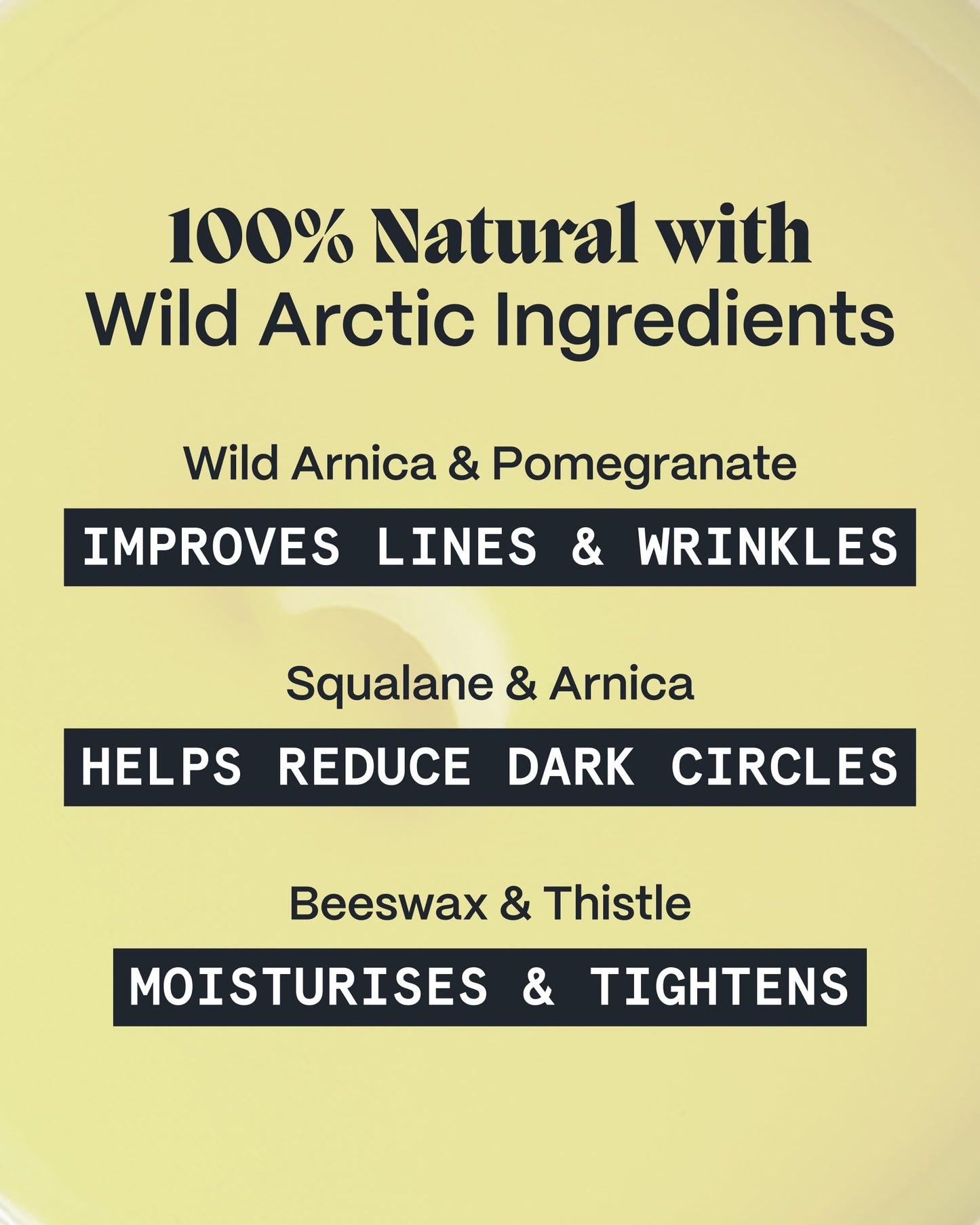 Norse Organics Wrinkle & Dark Circle Warrior Balm | Arctic Herbs & Beeswax Eye Face Cream | Arnica Thistle Sea Buckthorn | Natural Formula for All Beauty & Personal Care Norse Organics