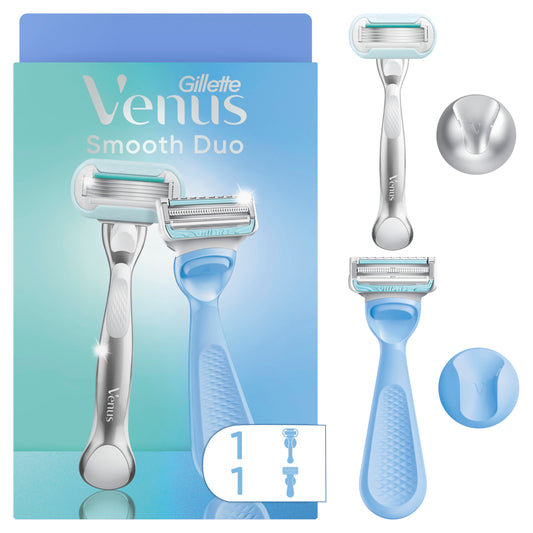 Gillette Venus Intimate Grooming Women's Razor for Pubic Hair + Body for Women, Shaving Kit for Women, 1 Body + 1 Pubic Razor Beauty and Personal Care Gillette Venus