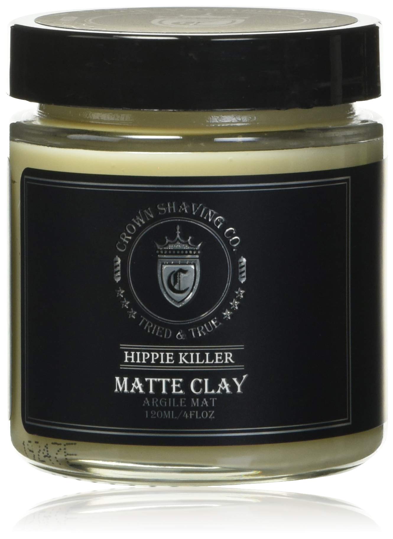 Crown Shaving Hippie Killer Matte Styling Clay , 120 milliliters/4 ounces Beauty & Personal Care Crown Shaving Co.