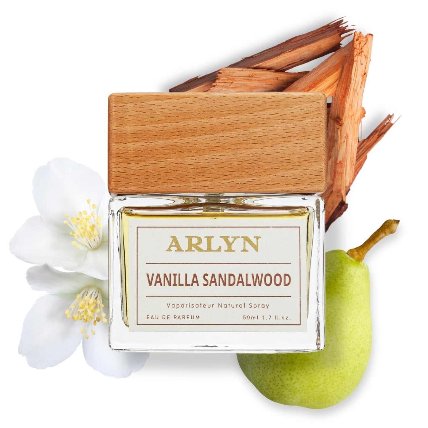 ARLYN Vanilla Sandalwood Eau De Parfum Inspired by Amo.ua.ge Guid.a.nce, Long-Lasting Perfume for Men and Women, Vegan & Eco-Conscious with Clean Beauty & Personal Care ARLYN BY BELLEVUE PARFUMS