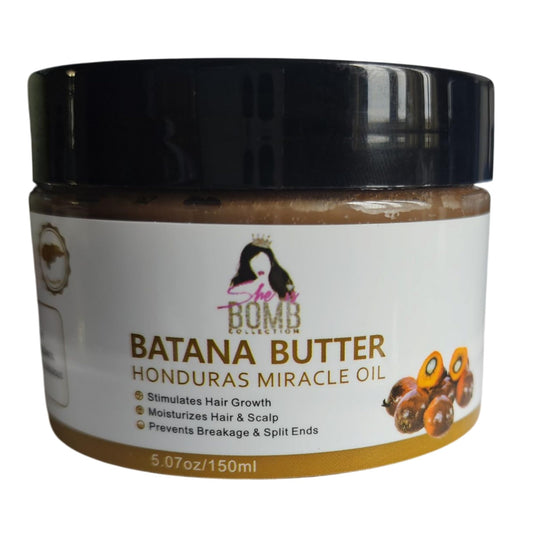 she is bomb Batana Hair Butter for Deep Moisture and Natural Glow - 5 oz - Hair Styling Agent Beauty & Personal Care she is bomb collection